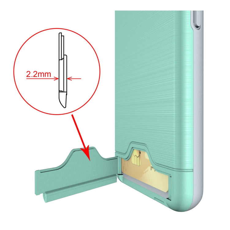 Brushed Texture Case for LG G7 ThinQ , with Holder & Card Slot