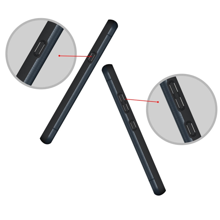 Brushed Texture Case for LG G7 ThinQ , with Holder & Card Slot