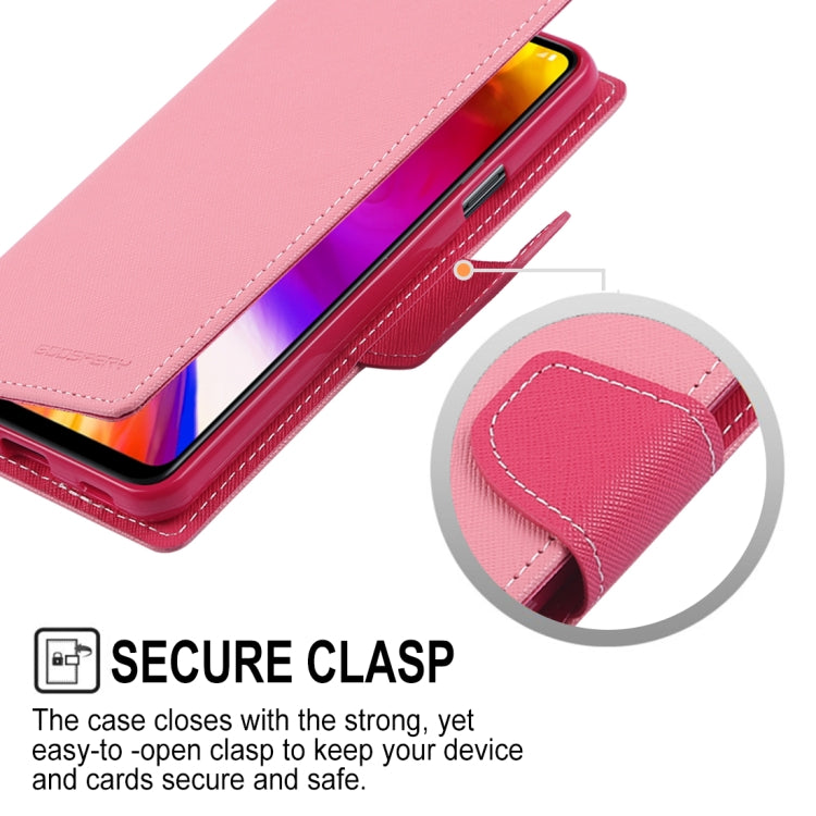 GOOSPERY FANCY DIARY Horizontal Flip PU Leather Case for LG G7 ThinQ, with Holder & Card Slots & Wallet