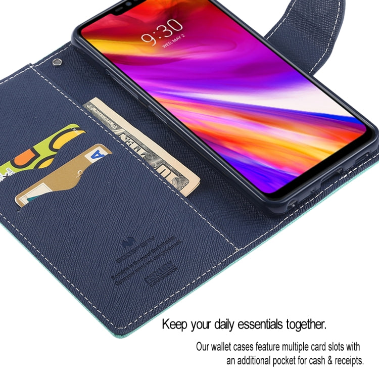 GOOSPERY FANCY DIARY Horizontal Flip PU Leather Case for LG G7 ThinQ, with Holder & Card Slots & Wallet