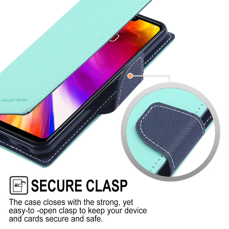 GOOSPERY FANCY DIARY Horizontal Flip PU Leather Case for LG G7 ThinQ, with Holder & Card Slots & Wallet