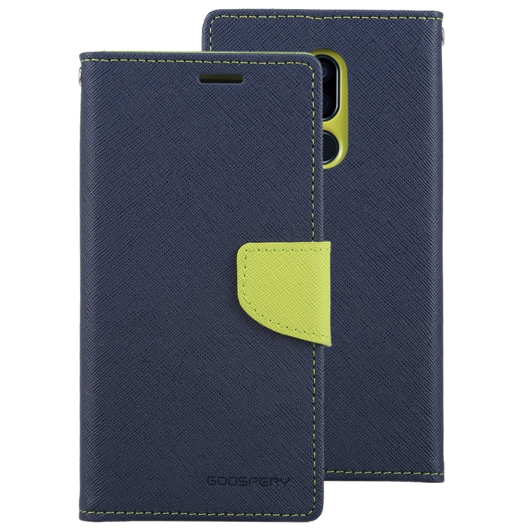 GOOSPERY FANCY DIARY Horizontal Flip PU Leather Case for LG G7 ThinQ, with Holder & Card Slots & Wallet