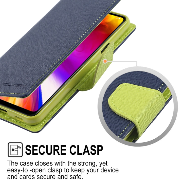 GOOSPERY FANCY DIARY Horizontal Flip PU Leather Case for LG G7 ThinQ, with Holder & Card Slots & Wallet