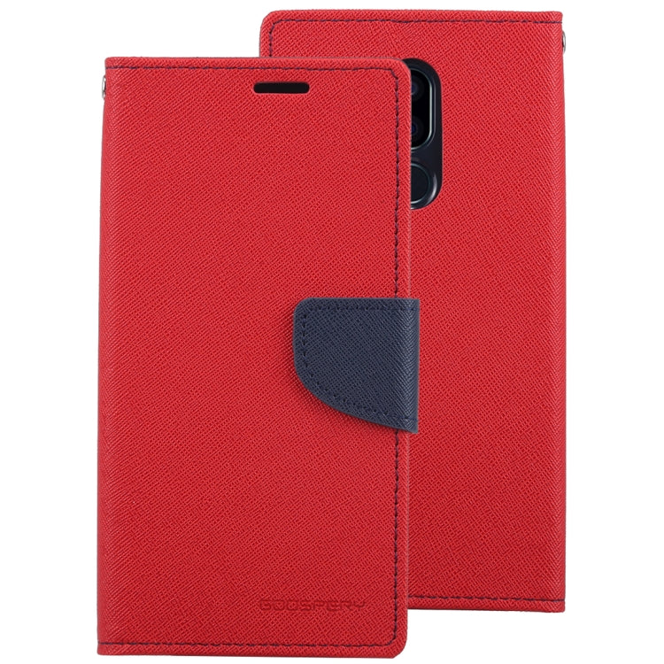 GOOSPERY FANCY DIARY Horizontal Flip PU Leather Case for LG G7 ThinQ, with Holder & Card Slots & Wallet