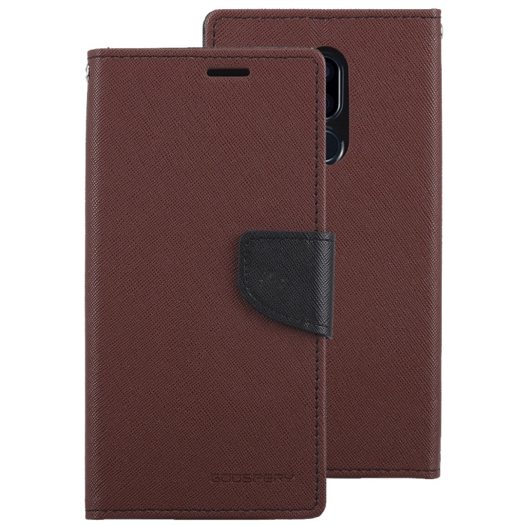 GOOSPERY FANCY DIARY Horizontal Flip PU Leather Case for LG G7 ThinQ, with Holder & Card Slots & Wallet