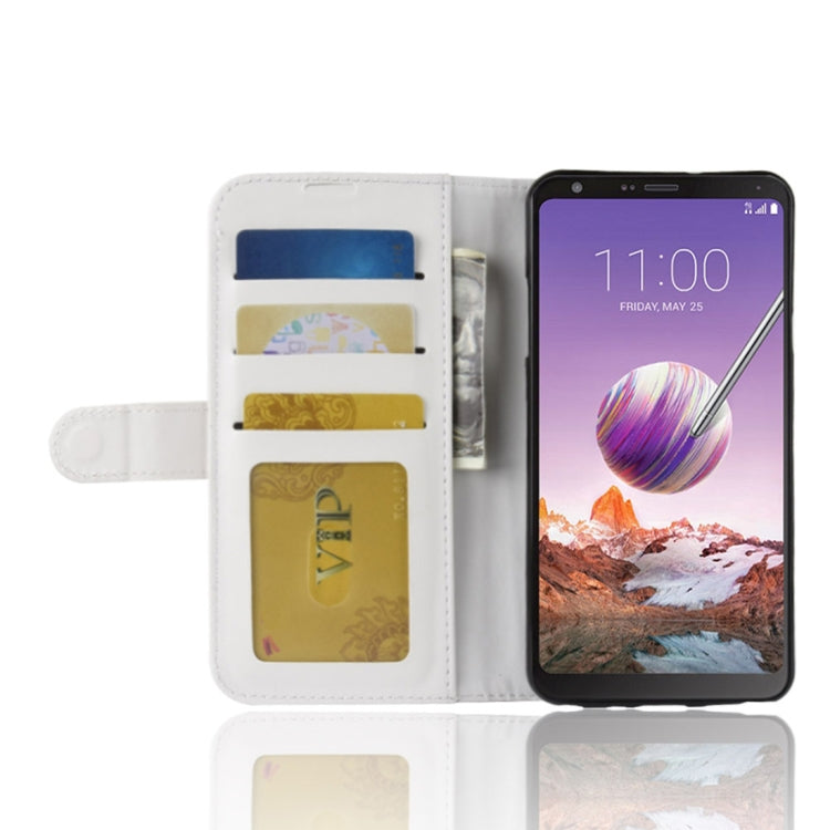 For LG Stylol 4 Crazy Horse Texture Horizontal Flip Leather PU + TPU Case with Wallet & Holder & Card Slots