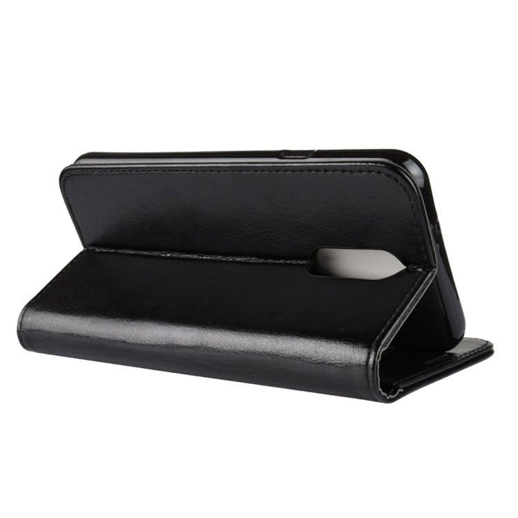 Crazy Horse Texture Horizontal Flip Leather PU + TPU Case for LG Q7, with Wallet & Holder & Card Slots