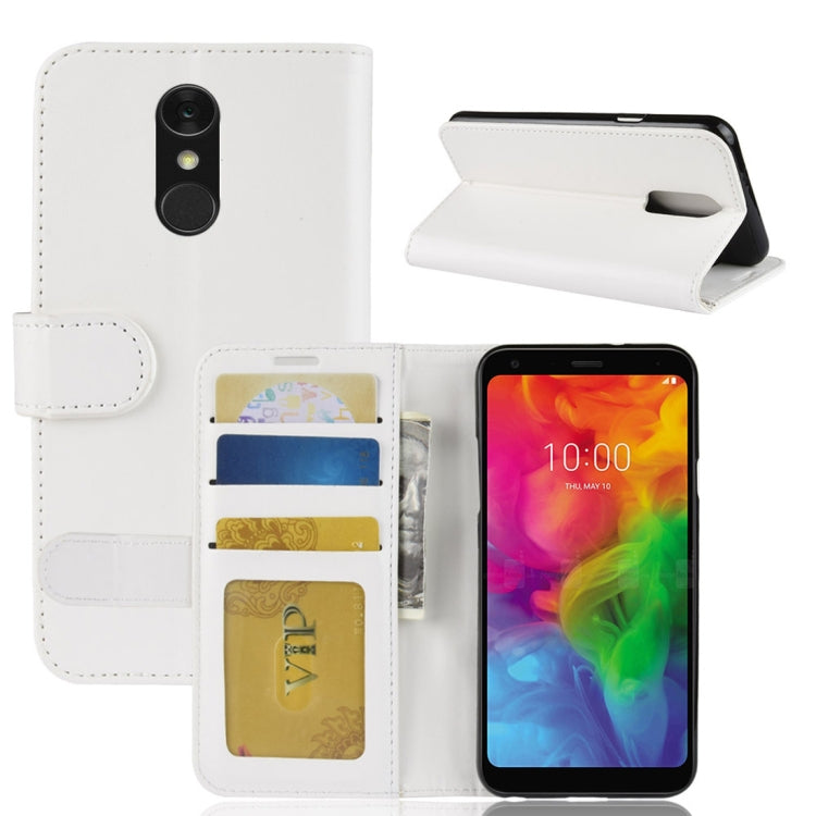 Crazy Horse Texture Horizontal Flip Leather PU + TPU Case for LG Q7, with Wallet & Holder & Card Slots