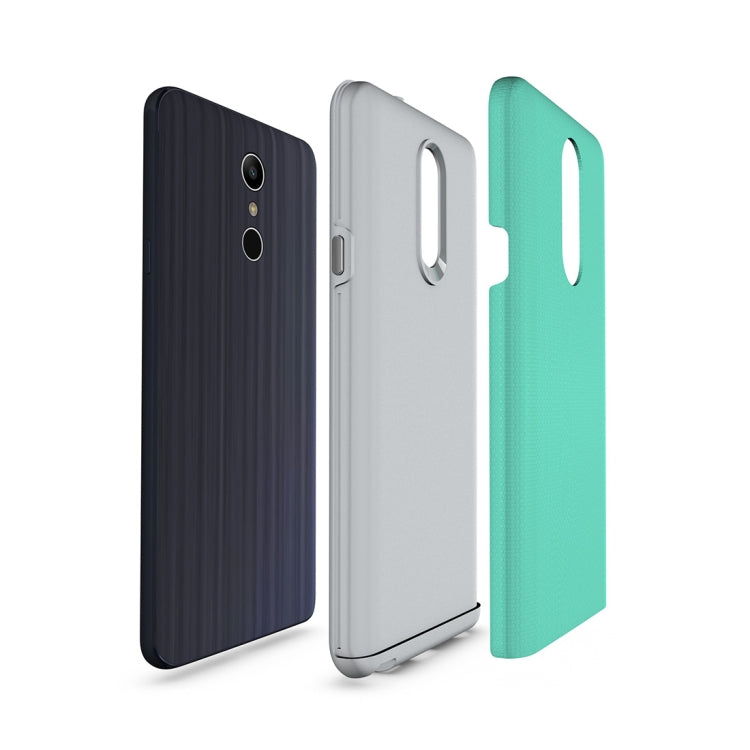 Anti-slip Armor Protective Case Back Cover Shell for LG Q Stylo 4