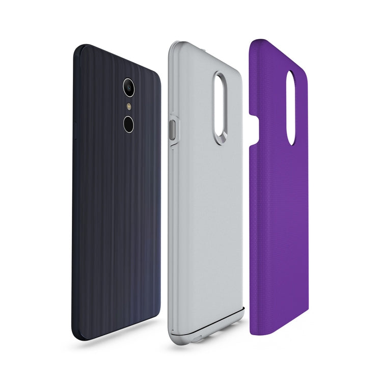 Anti-slip Armor Protective Case Back Cover Shell for LG Q Stylo 4