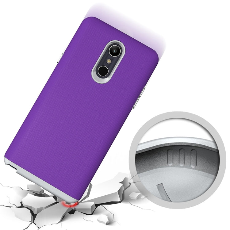 Anti-slip Armor Protective Case Back Cover Shell for LG Q Stylo 4