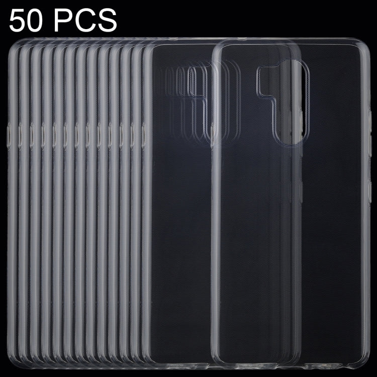 50PCS 0.75mm Transparent TPU Case for LG G7 ThinQ