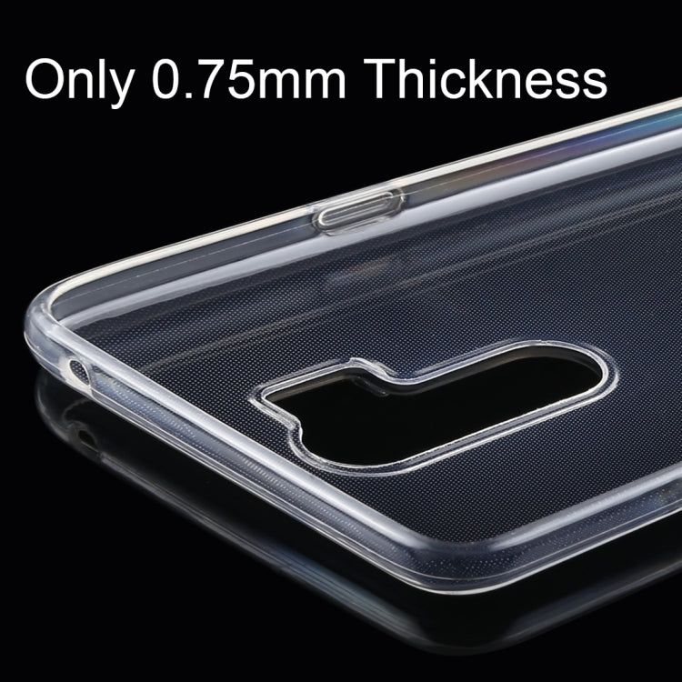 50PCS 0.75mm Transparent TPU Case for LG G7 ThinQ