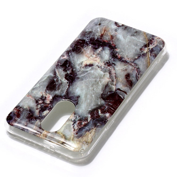 Marble Pattern Soft TPU Case For LG Q7