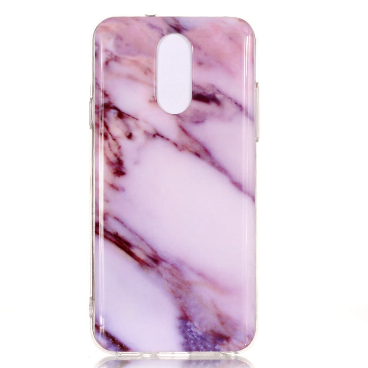 Marble Pattern Soft TPU Case For LG Q7