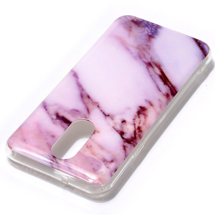 Marble Pattern Soft TPU Case For LG Q7