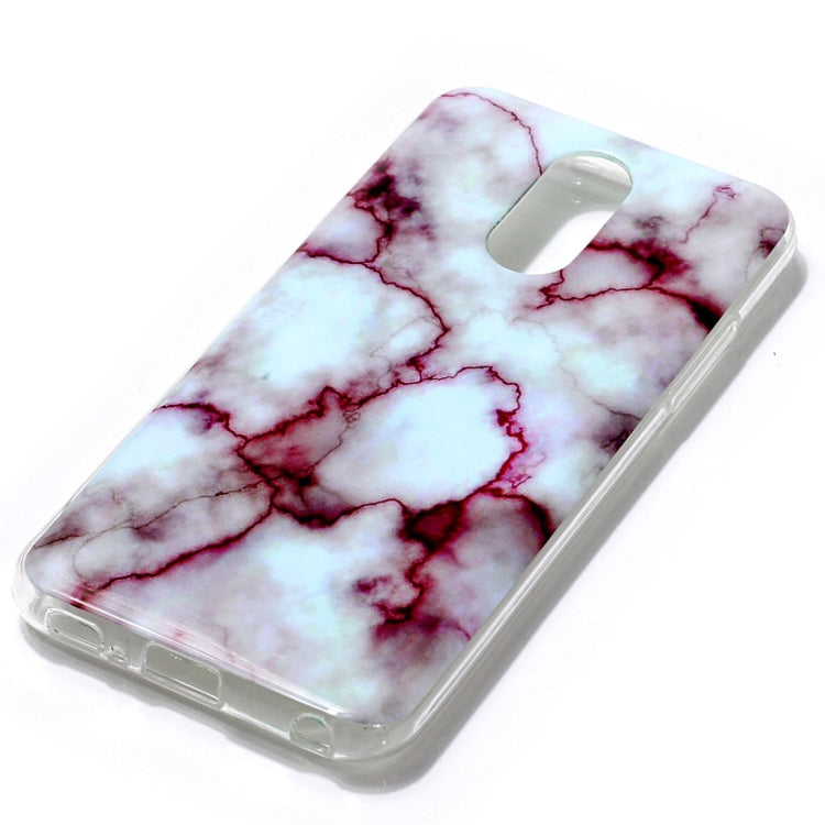 Marble Pattern Soft TPU Case For LG Q7