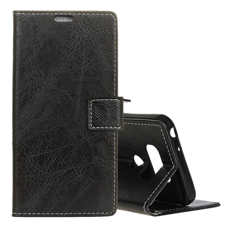 Retro Crazy Horse Texture Horizontal Flip Leather Case for LG V40 ThinQ, with Holder & Card Slots & Wallet & Photo Frame
