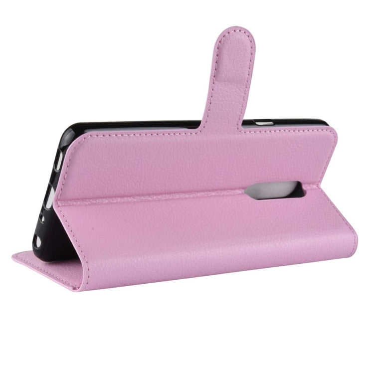 Texture Horizontal Flip Leather PU + TPU Case for LG G7 Fit, with Wallet & Holder & Card Slots