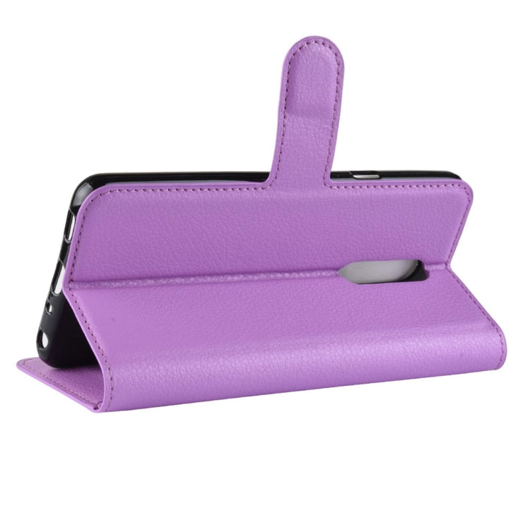 Texture Horizontal Flip Leather PU + TPU Case for LG G7 Fit, with Wallet & Holder & Card Slots