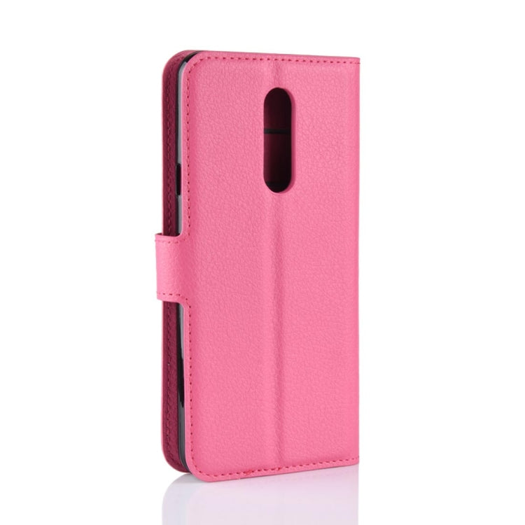 Texture Horizontal Flip Leather PU + TPU Case for LG G7 Fit, with Wallet & Holder & Card Slots