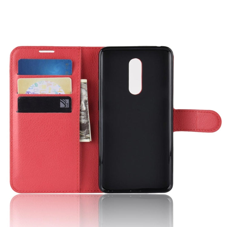 Texture Horizontal Flip Leather PU + TPU Case for LG G7 Fit, with Wallet & Holder & Card Slots
