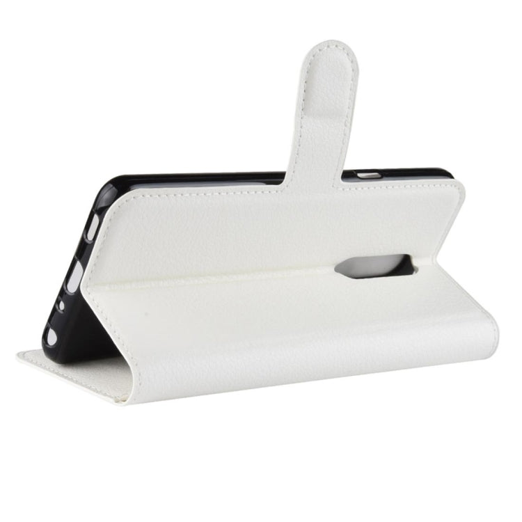 Texture Horizontal Flip Leather PU + TPU Case for LG G7 Fit, with Wallet & Holder & Card Slots