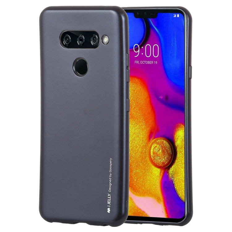 GOOSPERY I JELLY Metal Series Shockproof Soft TPU Case for LG V40 ThinQ