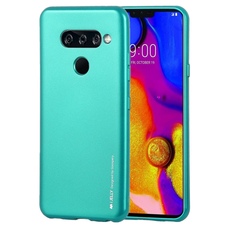 GOOSPERY I JELLY Metal Series Shockproof Soft TPU Case for LG V40 ThinQ