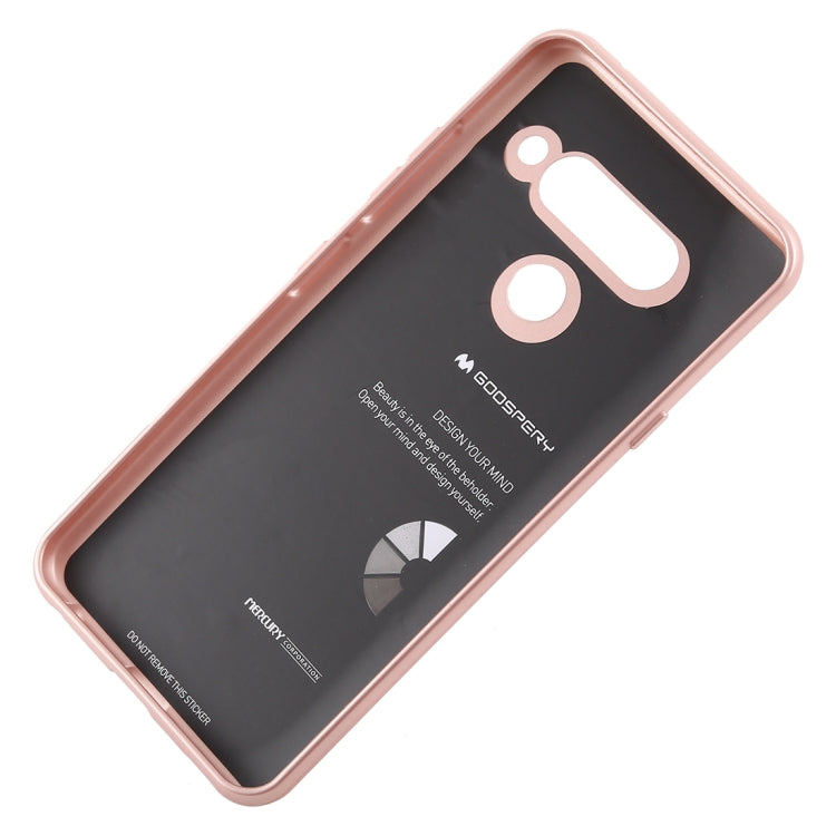 GOOSPERY I JELLY Metal Series Shockproof Soft TPU Case for LG V40 ThinQ