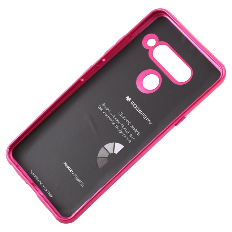 GOOSPERY I JELLY Metal Series Shockproof Soft TPU Case for LG V40 ThinQ