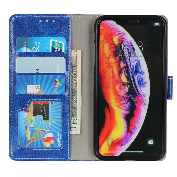 For LG G8 ThinQ Retro Crazy Horse Texture Horizontal Flip Leather Case with Holder & Card Slots & Wallet & Photo & Environmental PU