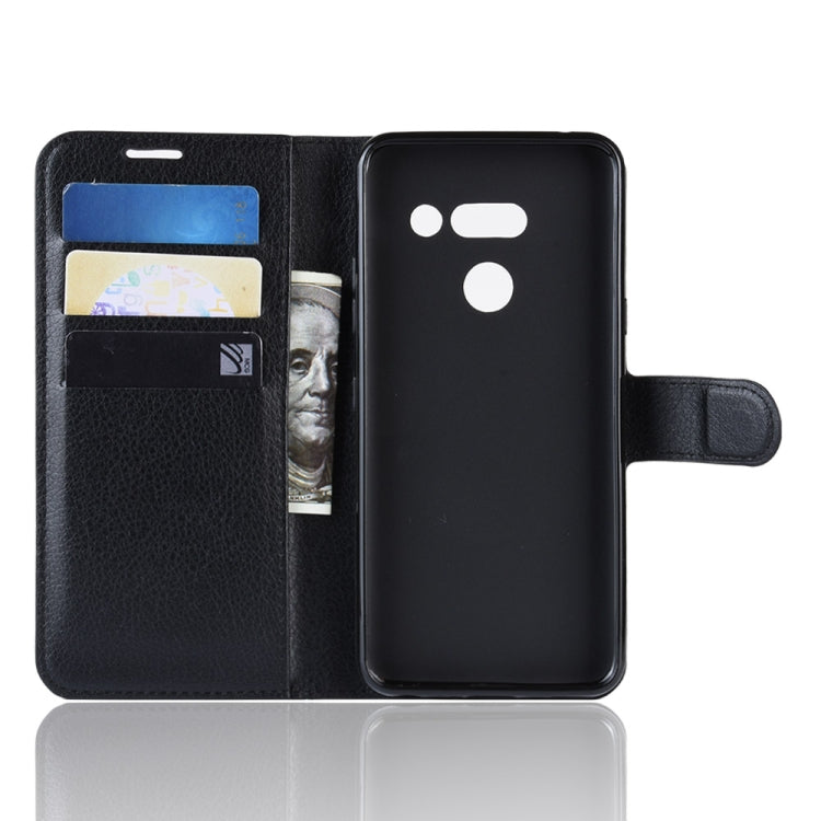 Litchi Texture Horizontal Flip Leather Case for LG G8 ThinQ, with Wallet & Holder & Card Slots