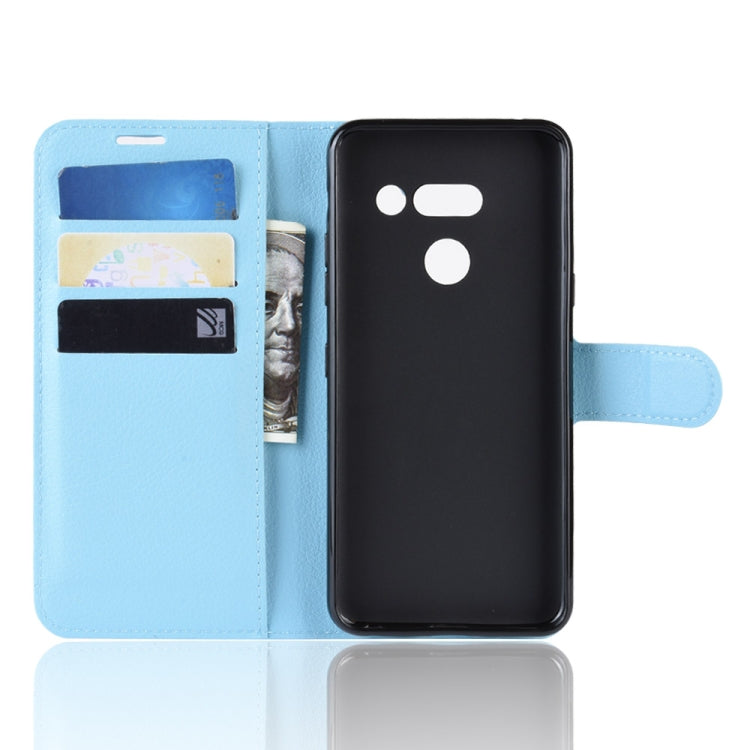 Litchi Texture Horizontal Flip Leather Case for LG G8 ThinQ, with Wallet & Holder & Card Slots