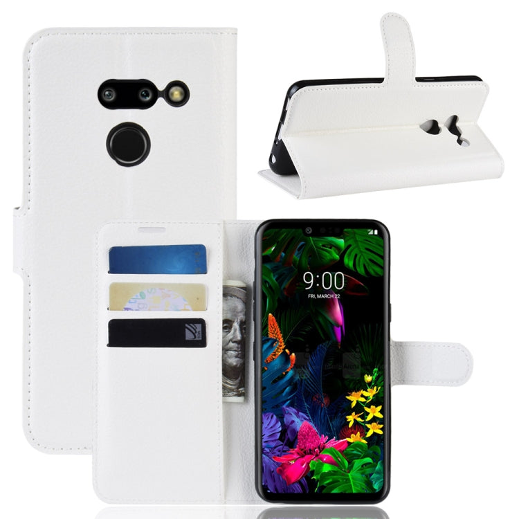 Litchi Texture Horizontal Flip Leather Case for LG G8 ThinQ, with Wallet & Holder & Card Slots