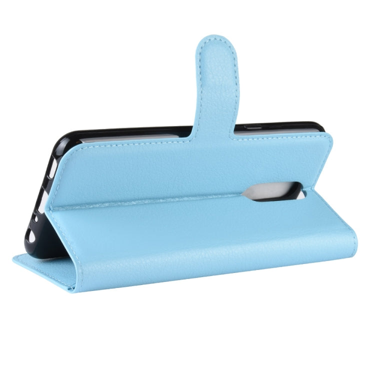 Litchi Texture Horizontal Flip Leather Case for LG K40, with Wallet & Holder & Card Slots