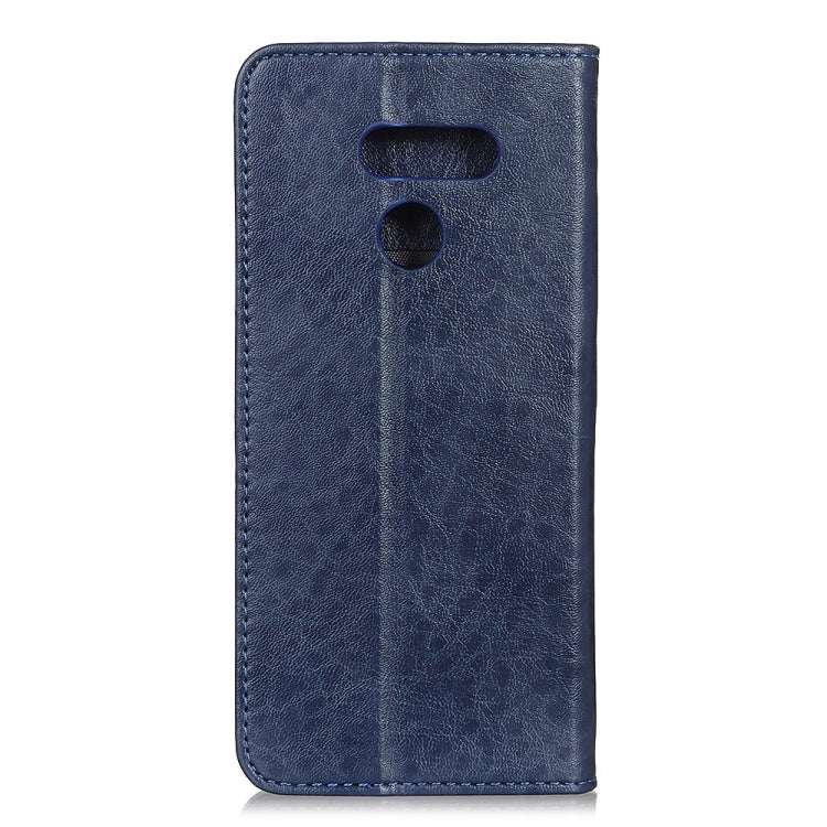 Magnetic Retro Crazy Horse Texture Horizontal Flip Leather Case for LG Q60, with Holder & Card Slots & Wallet