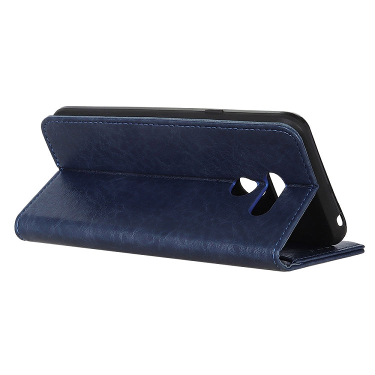 Magnetic Retro Crazy Horse Texture Horizontal Flip Leather Case for LG Q60, with Holder & Card Slots & Wallet