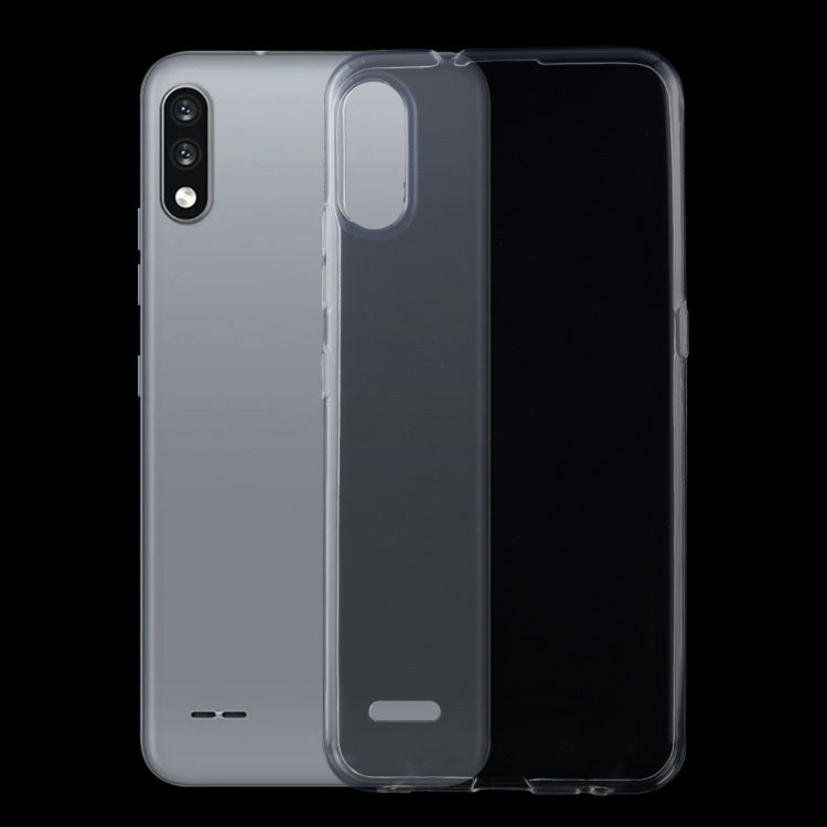 For LG K22 0.75mm Ultra-thin Transparent TPU Soft Protective Case