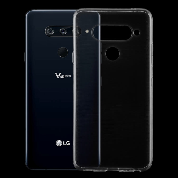 0.75mm Transparent TPU Case for LG V40 ThinQ