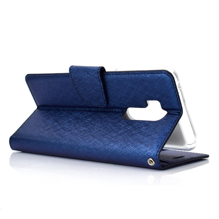 Silk Texture Horizontal Flip Leather Case for LG G7 ThinQ, with Holder & Card slots & Wallet & Photo Frame