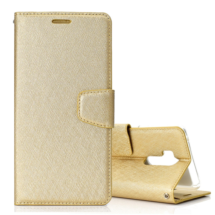 Silk Texture Horizontal Flip Leather Case for LG G7 ThinQ, with Holder & Card slots & Wallet & Photo Frame