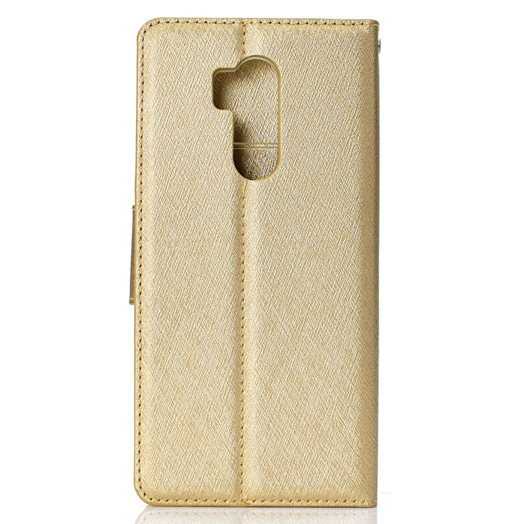 Silk Texture Horizontal Flip Leather Case for LG G7 ThinQ, with Holder & Card slots & Wallet & Photo Frame