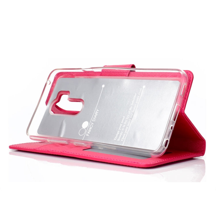 Silk Texture Horizontal Flip Leather Case for LG G7 ThinQ, with Holder & Card slots & Wallet & Photo Frame