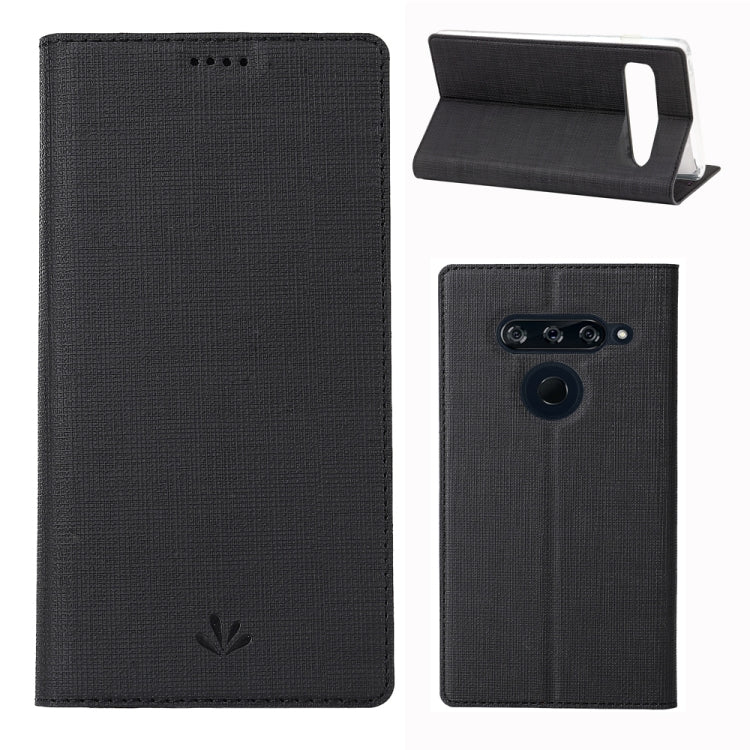 ViLi DMX Multifunctional Horizontal Flip Leather Case for LG V40 ThinQ, with Card Slot & Holder