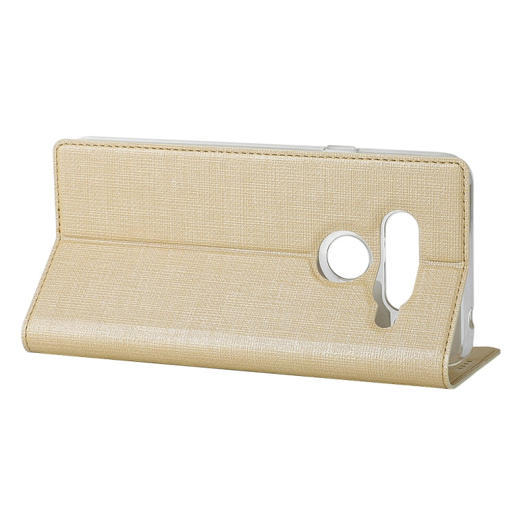 ViLi DMX Multifunctional Horizontal Flip Leather Case for LG V40 ThinQ, with Card Slot & Holder