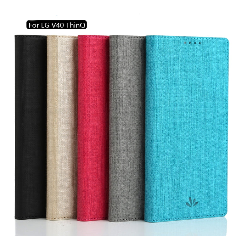 ViLi DMX Multifunctional Horizontal Flip Leather Case for LG V40 ThinQ, with Card Slot & Holder
