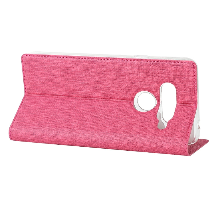 ViLi DMX Multifunctional Horizontal Flip Leather Case for LG V40 ThinQ, with Card Slot & Holder