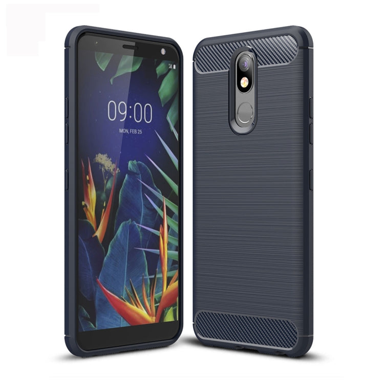 Brushed Texture Carbon Fiber TPU Case for LG K40