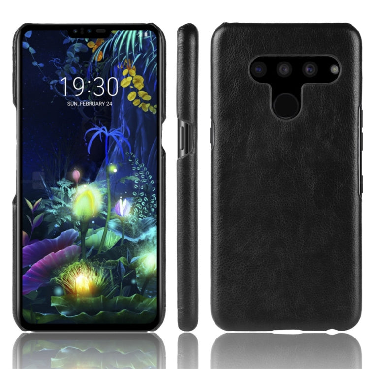 Shockproof Litchi Texture PC + PU Protective Case for LG V50 ThinQ 5G